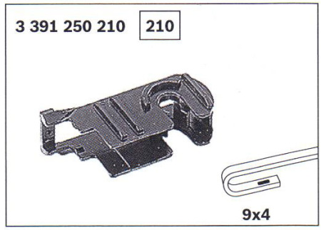 Щетка стеклоочистителя Bosch Twin грузовой N71